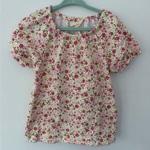 Matilda Jane Enchanted Garden Springtime Flowers Tee size 6